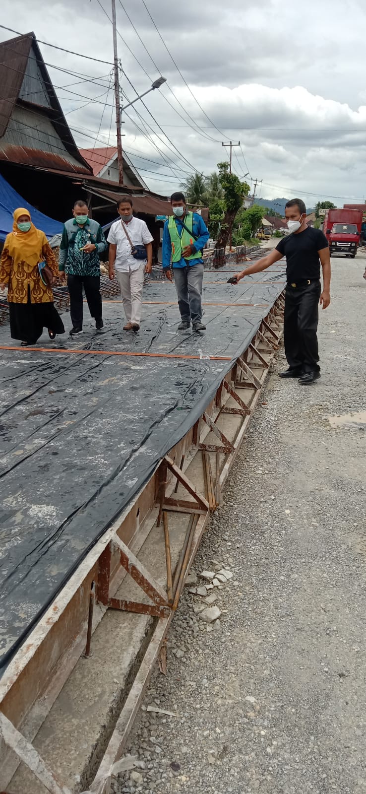 Monitoring/Survey Lapangan terkait perkembangan pembangunan proyek di beberapa tempat di Kota Padang